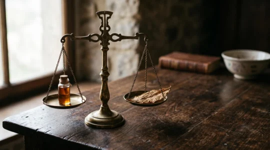 Bilancia simbolica che rappresenta l'equilibrio tra soddisfazione immediata e riduzione graduale della nicotina nello svapo